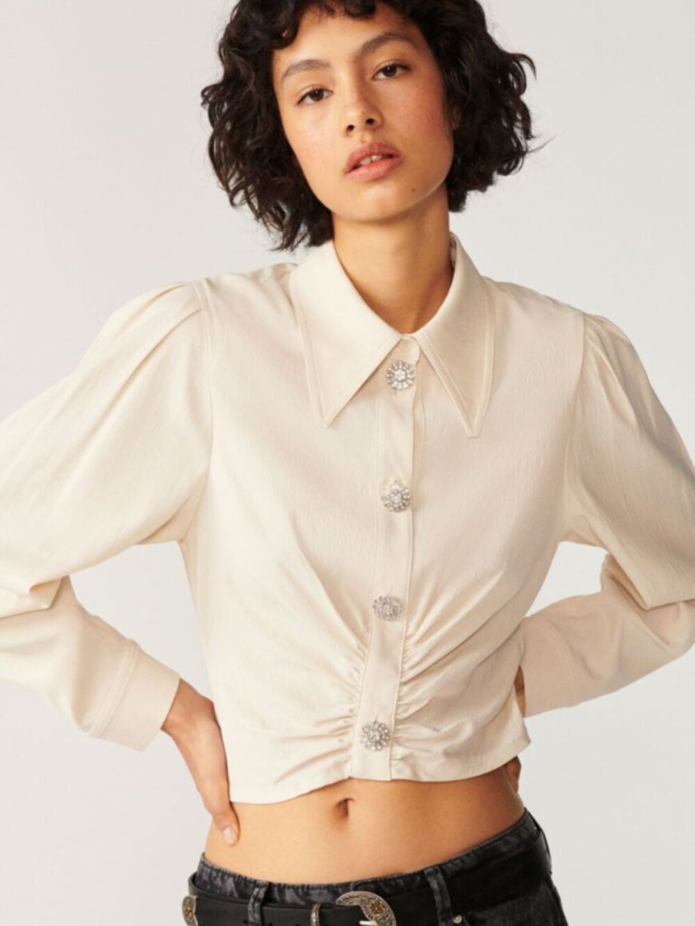 Bash Paris Kiss Shirt - Beige